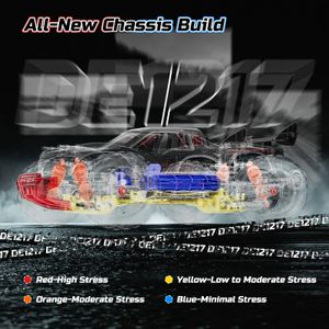 DEERC 1:14 Brushless RC Car for Adults – 46+ mph 4WD Off-Road Truck, Waterproof, All Terrain