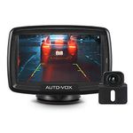 AUTO-VOX Wireless Backup Camera HD Monitor, Easy Install Stable Digital Signal No Delay Rear View Camera, Color Image Night Vision Reverse Camera for Car, Truck, Pickup, SUV, Van, Camper - CS2