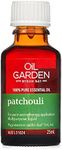 Oil Garden Patchouli 100% Pure Essential Oil Therapeutic Aromatherapy 25ml