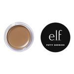 e.l.f. Cosmetics Putty Bronzer, Creamy & Highly Pigmented Formula, Creates a Long-Lasting Bronzed Glow, Infused with Argan Oil & Vitamin E, Tan Lines, 0.35 Oz (10g)