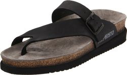 Mephisto Women’s Helen Sandals, Black Nubuck, 5.5 UK (8 US)