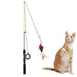 Nuatpetin Cat Fishing Pole Toy, Int