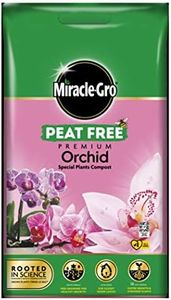 Miracle Gro Peat Free Premium Orchid Potting Compost With Vital Minerals 6L Bag