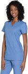 V-Neck Womens Scrubs Top Workwear O