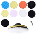 4 Inch Car Foam Drill Polishing Pad Auto Buffing Buffer Pads with M10 Drill Adapter Kit 11 Pack