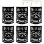 6PC Natural Soft Wax All Purpose Canned Wax for Sensitive Skin Canada-Made Melting Wax by Sharonelle