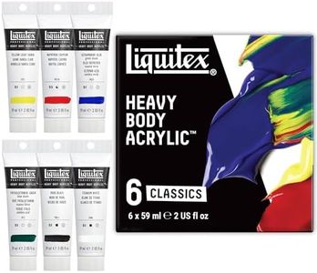 Liquitex Professional Acrylic Heavy Body Set of 6 x 59 ml Classic Colours
