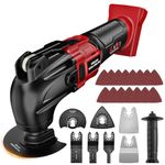 Cordless Oscillating Tool Compatible with Milwaukee 18V Battery, Max 20000 OPM Brushless Oscillating Saw, 6-Speed Variable Oscillating Multi Tool for Cutting, Sanding, Scraping (Battery Not Included)
