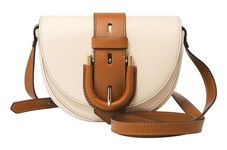 Fossil Women's Harwell Shoulder Bag, White, Medium