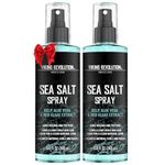 Viking Revolution Sea Salt Spray for Hair Men - Hair Texturizing Spray with Kelp, Aloe Vera & Red Algae Extract - Surf Spray to Add Volume and Texture- Sea Salt Spray for Men Beach Hair Spray (2 pack)