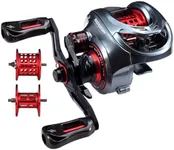 Mansory Baitcaster Reels, BFS Reels 7.3:1 Gear Ratio, 5.15oz Ultra-light Fishing Reels Bait-casting, 11+1 Hybrid Ceramic BB, Double Spools, Carbon Fiber Frame, Heavy Duty, Smooth, Freshwater Saltwater