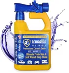 Armadillo Pro Shield Professional Ceramic Sealer – Ultimate Protection & Just Waxed Deep Shine – Spray-On Hydrophobic Ceramic Coating for Cars, Boats & RVs – 32 oz Hose-End Sprayer