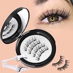 wiwoseo Magnetic Eyelashes Natural Look Magnetic Lashes No Glue or Eyeliner Needed Magnetic Eyelashes without Eyeliner Magnetic Lashes Natural Look Reusable Magnetic Eyelashes with Applicator