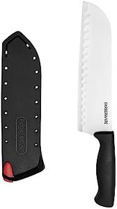 Farberware Santoku Knife with EdgeKeeper Self-Sharpening Sleeve 7-Inch