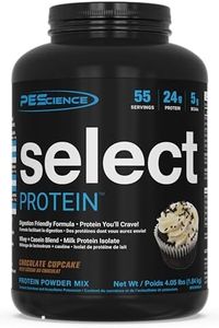 PEScience Select Protein Powder Drink Mix, 4.05 lbs, 55 Serving, Frosted Chocolate Cupcake