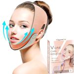 FERNIDA Double Chin Reducer Face Slimming Strap Lifting Belt V Line Face Lift Up Band, Anti Wrinkle Eliminates Sagging Chin Strap Face Shaper Band