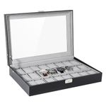 Uten 24 Watch Display Storage Box Jewelry Collection Case Organiser Holder