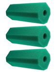 Hozelock Cyprio Green Machine Generic Repacement Foams 3 Pack, Green Machine 4000 Pond Filter Replacement Foams