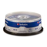 Verbatim M-Disc BD-R 25GB 4X with Branded Surface - 25pk Spindle