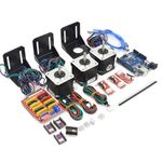 RATTMMOTOR 3D Printer CNC Controller Kit Compatible with Arduino IDE, Nema17 Stepper Motor+UNO R3 Improvement Borad+CNC GRBL Shield Board V3 Expansion Board+DRV8825 Drivers+Mechanical Switches