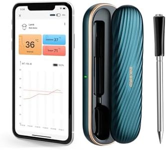 INKBIRD Wireless Meat Thermometer INT-11X-B, Bluetooth BBQ Thermometer Wire-free for Grilling and Smoking, App Remote Control, IP67 Waterproof, 25 hours of Continuous Cooking