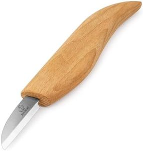 BeaverCraft Whittling Knife C2 16.5 cm - Wood Chip Carving Knife for General Purpose - Detail Whittling Knives Carbon Steel - Wood Carving Tools for Beginners