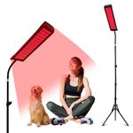 cabpay Red Light Lamp for Body,Infrared Light Lamps with Stand, 660nm Red and 850nm Near Infrared Red Light Device for Full Body