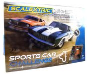 Scalextric/Premium Hobbies Sports Car Challenge - Mustang VS Camaro 1:32 Scale Slot Car Race Set C1445T