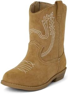 The Children's Place Baby Girls and Toddler Western Cowgirl Boots, Tan, 8