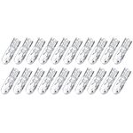 cciyu 20 pcs T5 17 86 206 White Halogen Light Bulb Instrument Cluster Gauge Dash Lamp 12V