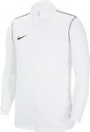 NIKE BV6885-100 Dri-FIT Park Jacket Men's WHITE/BLACK/BLACK Size M