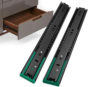 homdiy 10 Pair 20 Packs 20 Inch Full Extension Ball Bearing Drawer Slides Side Mount Soft Close Drawer Slides Drawer Glide