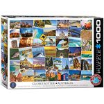 Eurographics 6000-0753 Globetrotter Australia Puzzle, Various, 48 x 68 cm