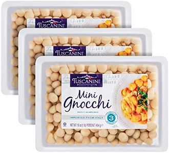 Tuscanini Mini Gnocchi 16oz (3 Pack) | Imported from Italy, Low Fat, Ready in Minutes