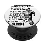 Cricket Day Plan Cricket Player PopSockets Swappable PopGrip