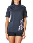 Kanu Surf Women's Oceanside UPF 50+ Rash Guard, Slate Grey, Large