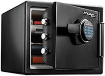 MASTER LOCK Certified Fireproof and Waterproof Safe, 22.8L, 415 x 348 x 491 mm, Digital Combination with Backlit Keypad, for home and professionals