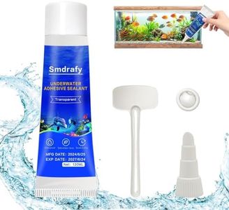 Colle Aquarium,Aquarium Sous L'eau Colle Transparent,Adhésif Sous-Marin Polyvalent,Colle pour Aquariums d'eau Douce et d'eau de Mer,Convient aux Aquariums,équipements Sous-Marins,Piscines,120 ml