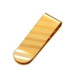 PROSTEEL Wallet Clip Mens Card Holder Gold Plated Papa Money Clip for Men