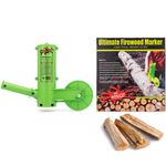 The Mingo Marker Firewood Measuring Tool - Chainsaw Firewood Marking Tool With Marking Wheels - Log Paint Marker -Firewood Measuring Tool For Chainsaw - Logging Tools (Mingo Marker With 16" Wheel)