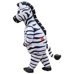 JASCHKE Zebra Inflatable Costume Halloween Costumes for Adults