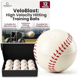 GPS Athletics VeloBlast 3.5 oz – High-Density Foam Machine Balls for Hitting Development, Bat Path Precision, and High Velocity Hitting Training No Sting