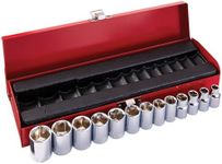 Klein Tools 3/8-Inch Drive Socket Set, Metric, 13-Piece 65506