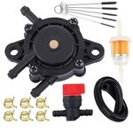 KOSIDA Replace Fuel Pump Briggs 808492 597338 Kohler 17hp-27hp For Lawn Mower Tractor Golf Cart Engine and Kawasaki Cub Cadet Craftsman Starter Vacuum Fuel Pump (B Set)