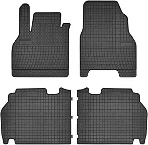 DBS Rubber car Floor mat - Custom Made - 4 Pieces Rubber -odourless - Anti-Slip - Raised Edges - Steering Wheel Left - 1765917