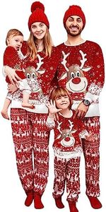 Solutra Pijama Navidad Familia, Conjunto de Pijamas de Navidad a Juego para la Familia, Pijamas de Pareja, Pantalon Pijama Mujer, Hombres, Niños y Bebés(bebé,6-9 Meses)