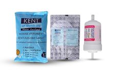 KENT Spare 3-Piece Filter Kit for Kent Gold, Gold Plus & Optima Gravity Filters: 1 UF Membrane, 1 Activated Carbon Pack, 1 Sediment Filter