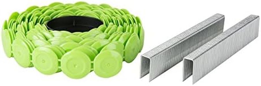 Metabo HPT 31105SHPT 18 Ga Galvanized Cap Staples 7/16" Crown 1-1/4" x 18Ga EG Staple & Plastic Cap | 2000 Count