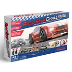 BANDAI Artin Road Star Challenge Slot Car Racing Set | 6.5m 2 Player Electric Race Car Track With 2 Cars And Speed Controls | Adults And Kids Electric Car Racing Toys Make Great Remote Control Gifts