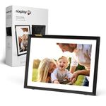 Nixplay Digital Touch Screen Picture Frame with WiFi - 10.1” Photo Frame, Connecting Families & Friends (Black/White Matte)